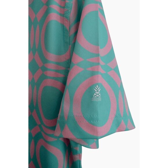 Chubbies The Mosaic Performance Polo Shirt NWT M - Picture 4 of 6